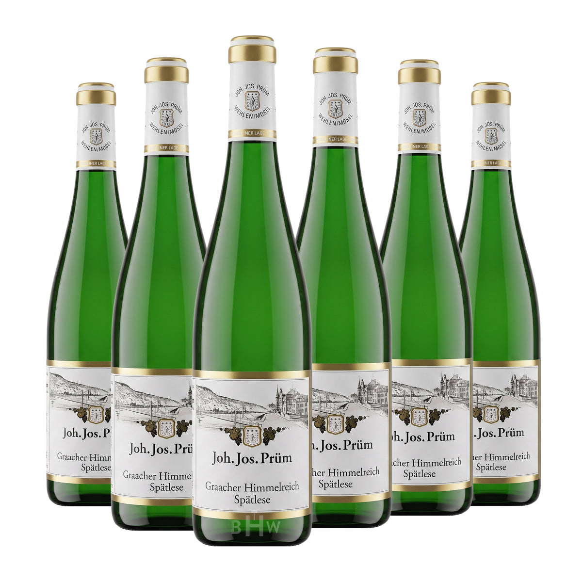 2023 Joh. Jos. Prüm Graacher Himmelreich Riesling Spätlese Mosel 6-pack white wine bottles, curated by Big Hammer Wines.