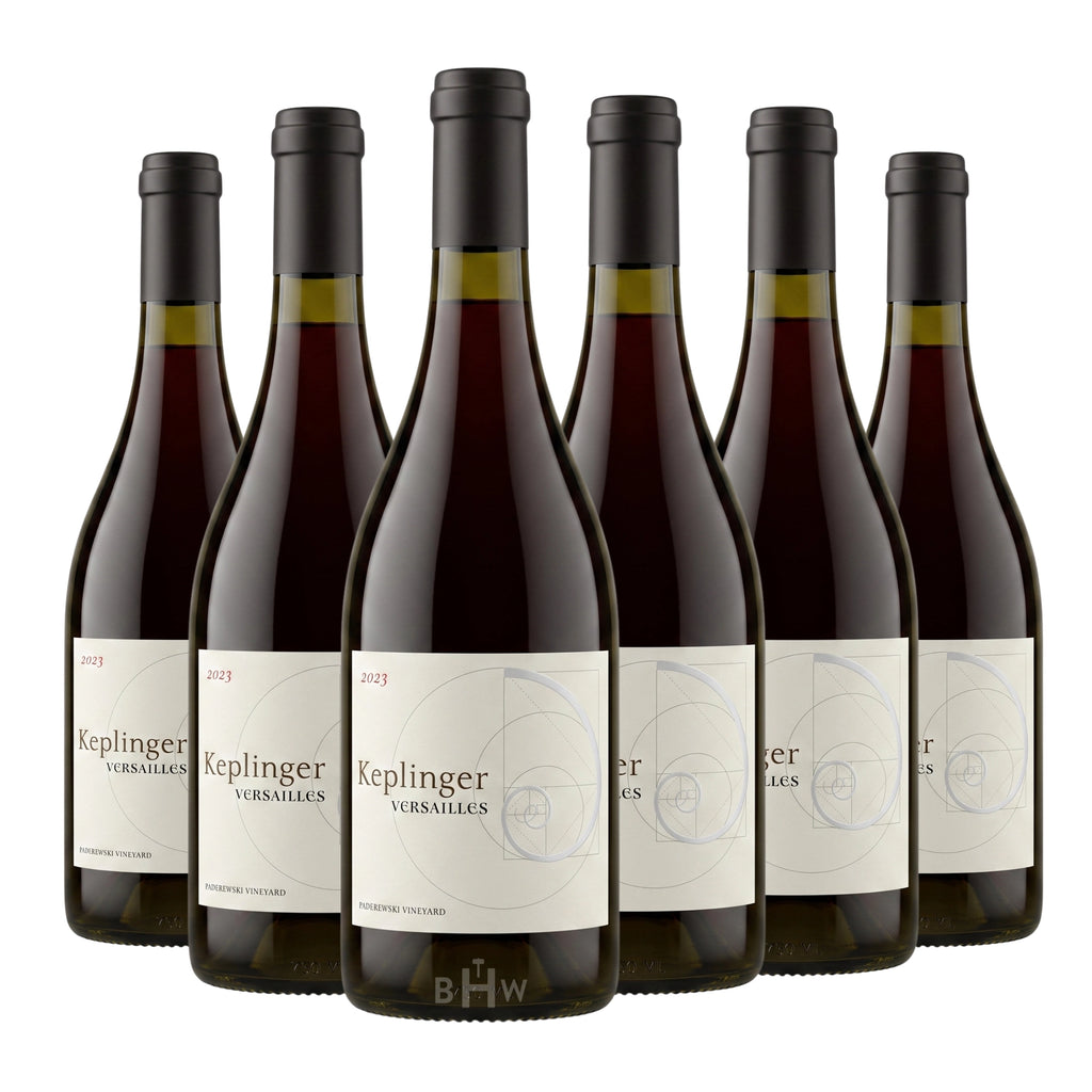A 6-bottle pack of 2023 Keplinger Versailles Paderewski Vineyard Red Blend Willow Creek 750ml red wine, curated by Big Hammer Wines.