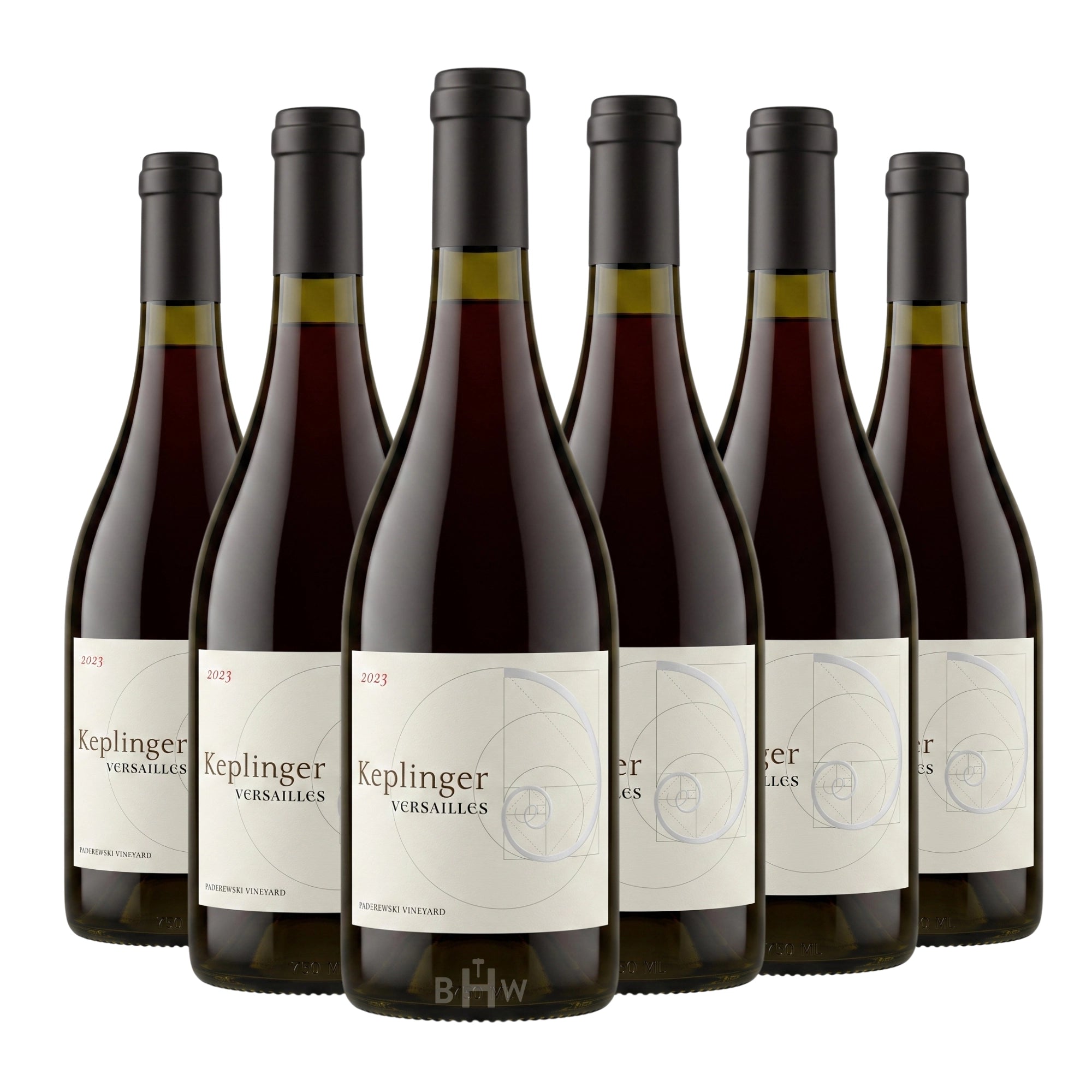 A 6-bottle pack of 2023 Keplinger Versailles Paderewski Vineyard Red Blend Willow Creek 750ml red wine, curated by Big Hammer Wines.