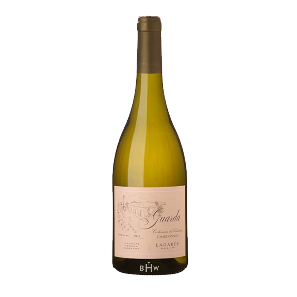 2023 Lagarde 'Guarda' Chardonnay Gualtallary Argentina wine bottle. 