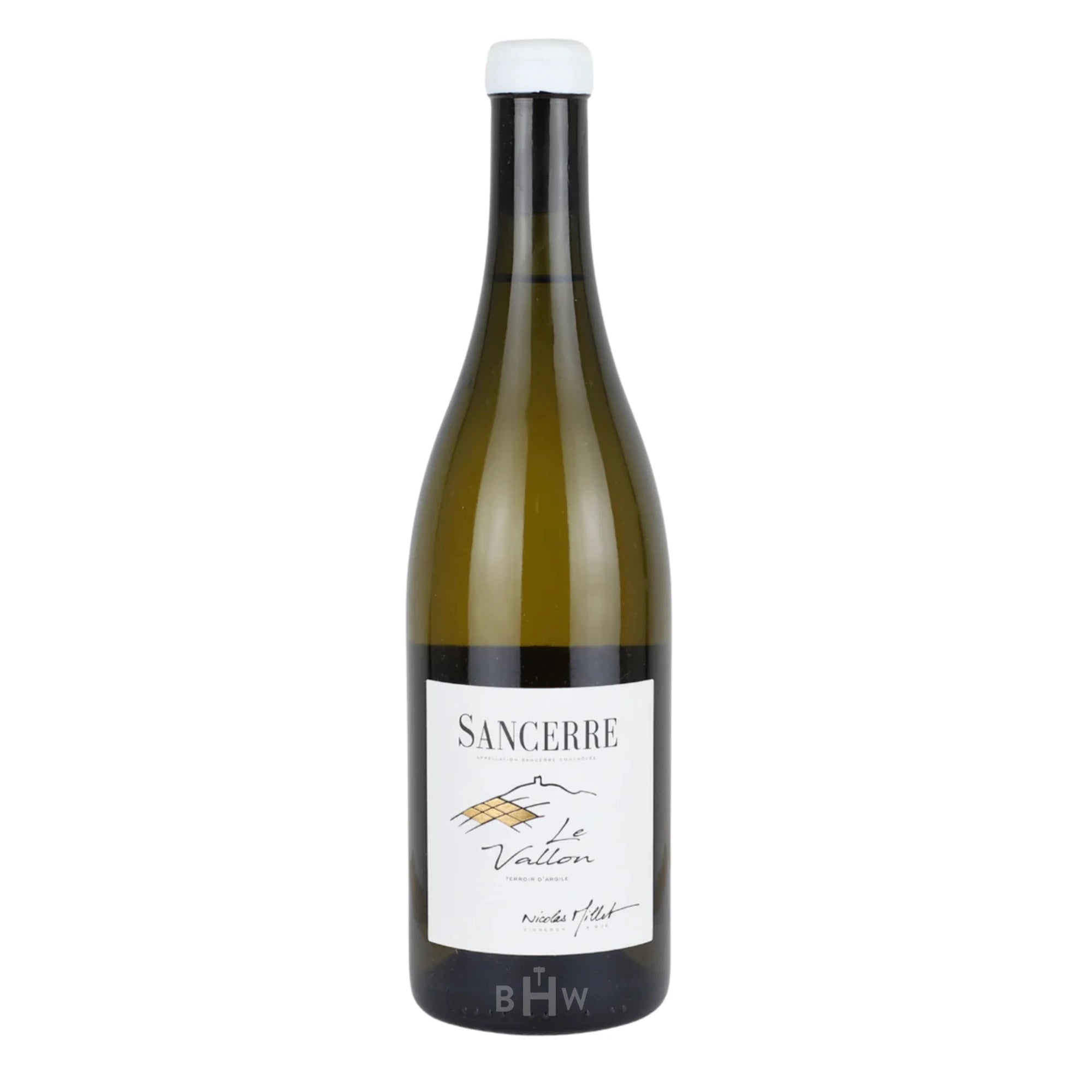 2023 Nicolas Millet Domaine des Cotes Blanches Sancerre 'Le Vallon' wine bottle.