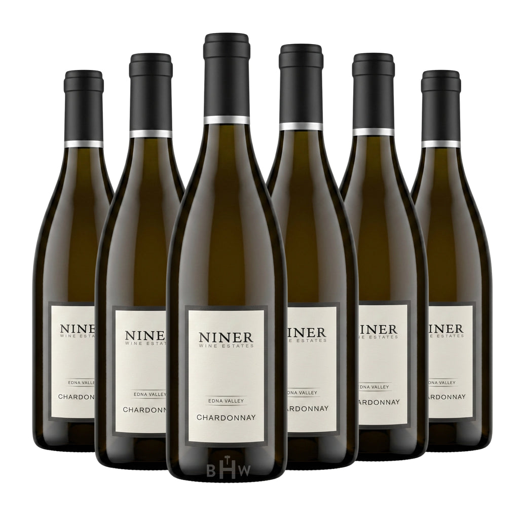 A 6-bottle pack of 2023 Niner Wine Estates Chardonnay Edna Valley 750ml white wine, curated by Big Hammer Wines.