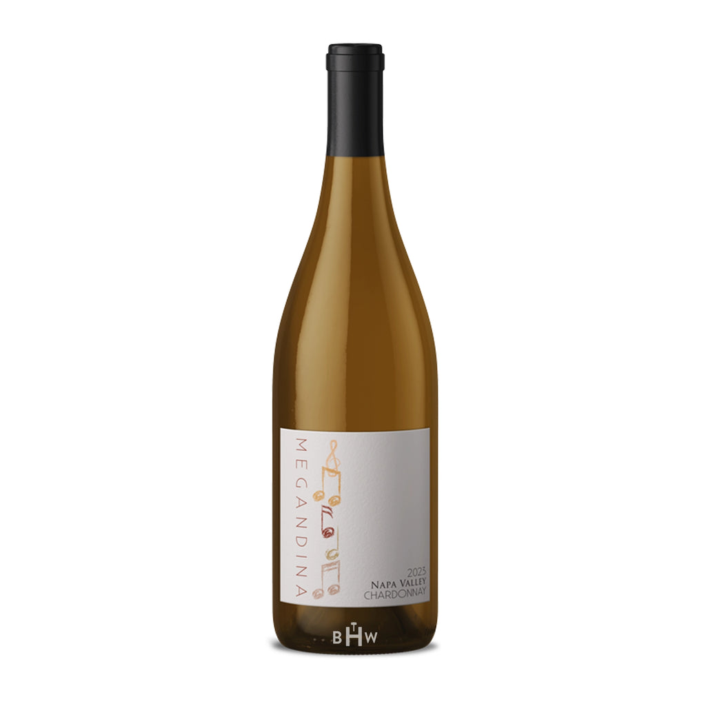 2023 On Q Wines 'Megandina' Chardonnay Napa Valley wine bottle.