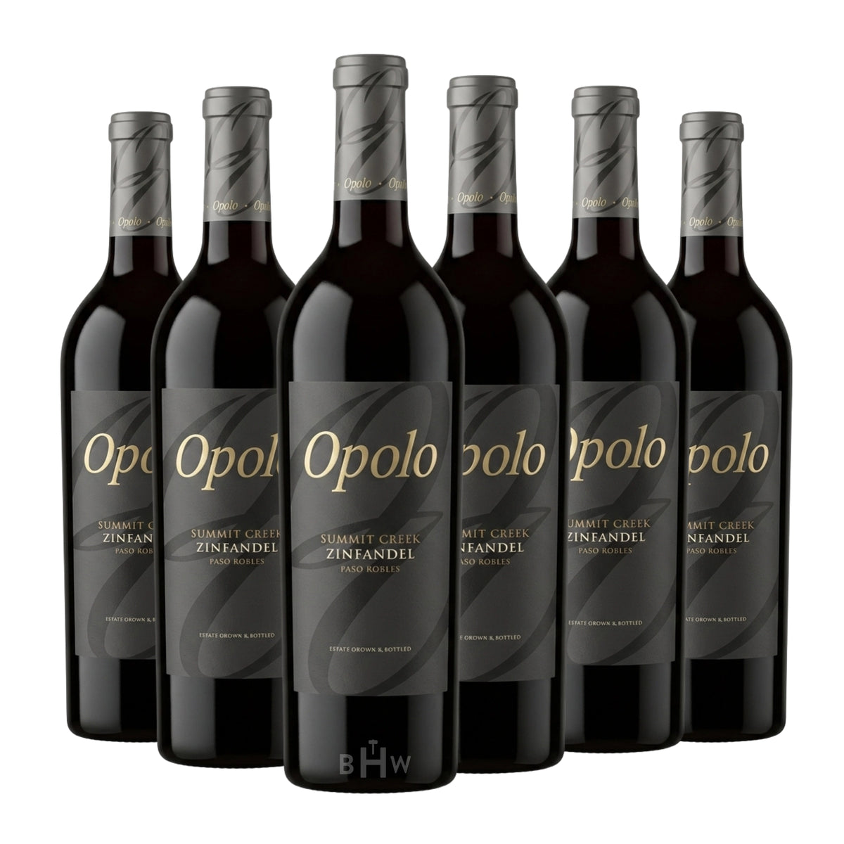 2023 Opolo Vineyards 'Summit Creek' Zinfandel Paso Robles 6-pack red wine bottles, curated by Big Hammer Wines.