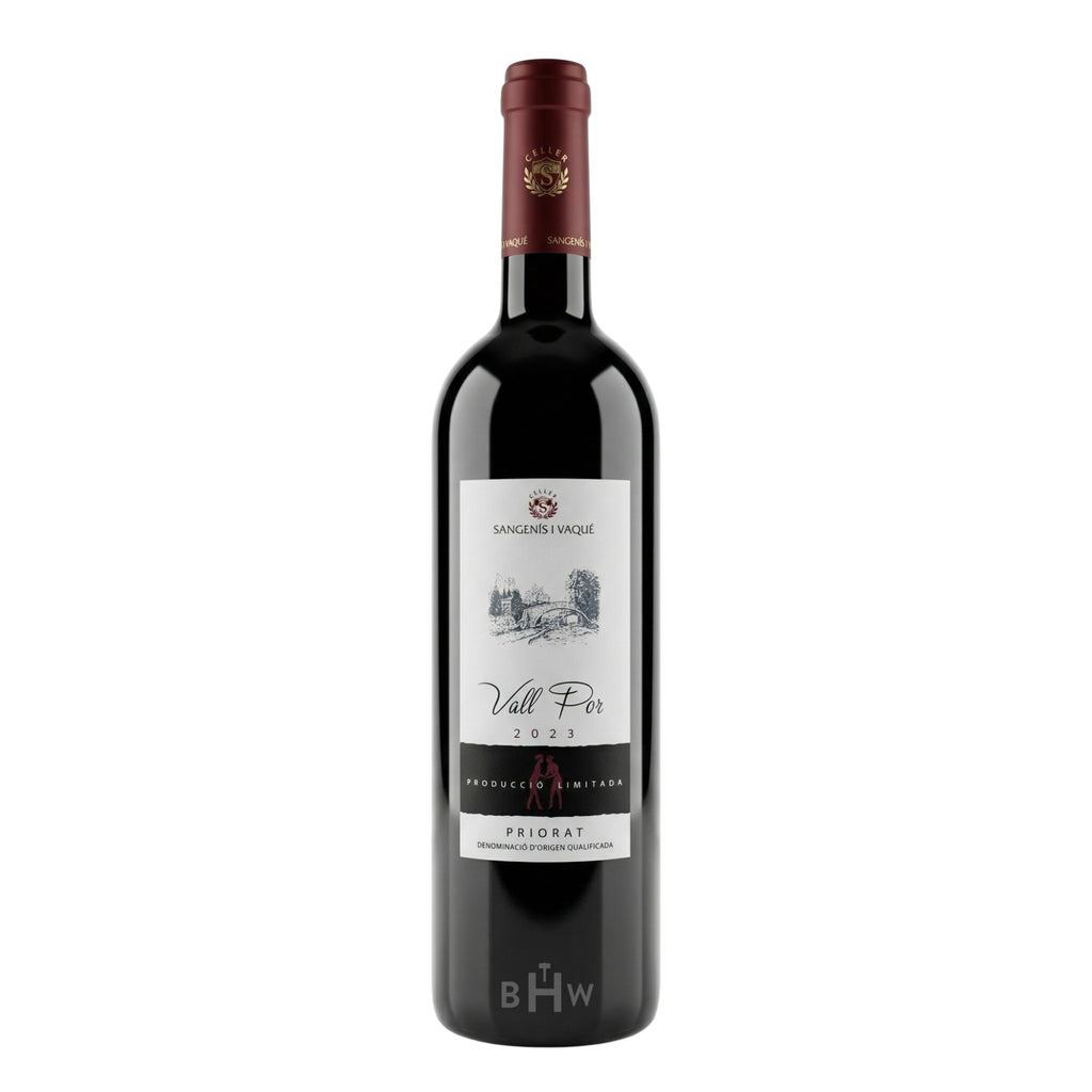 Sangenis I Vaque Vall Por Priorat 2023 DOCa Spanish red wine Priorat