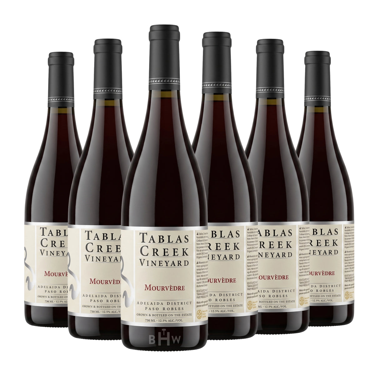 2023 Tablas Creek Vineyard Mourvèdre Adelaida District, Paso Robles 6-pack red wine bottles, curated by Big Hammer Wines.