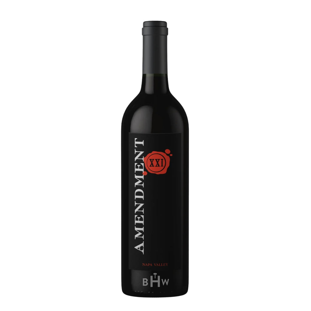 A bottle of 2023 The Beau Vigne Collection Amendment XXI Red Wine, curated by Big Hammer Wines.