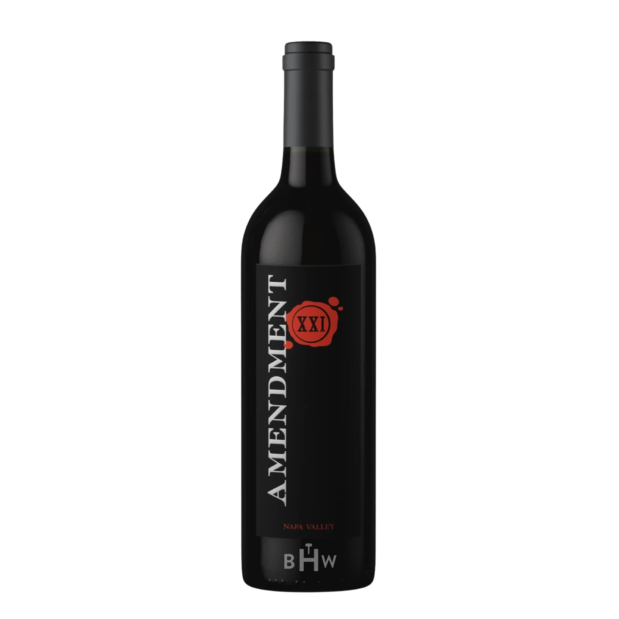 A bottle of 2023 The Beau Vigne Collection Amendment XXI Red Wine, curated by Big Hammer Wines.