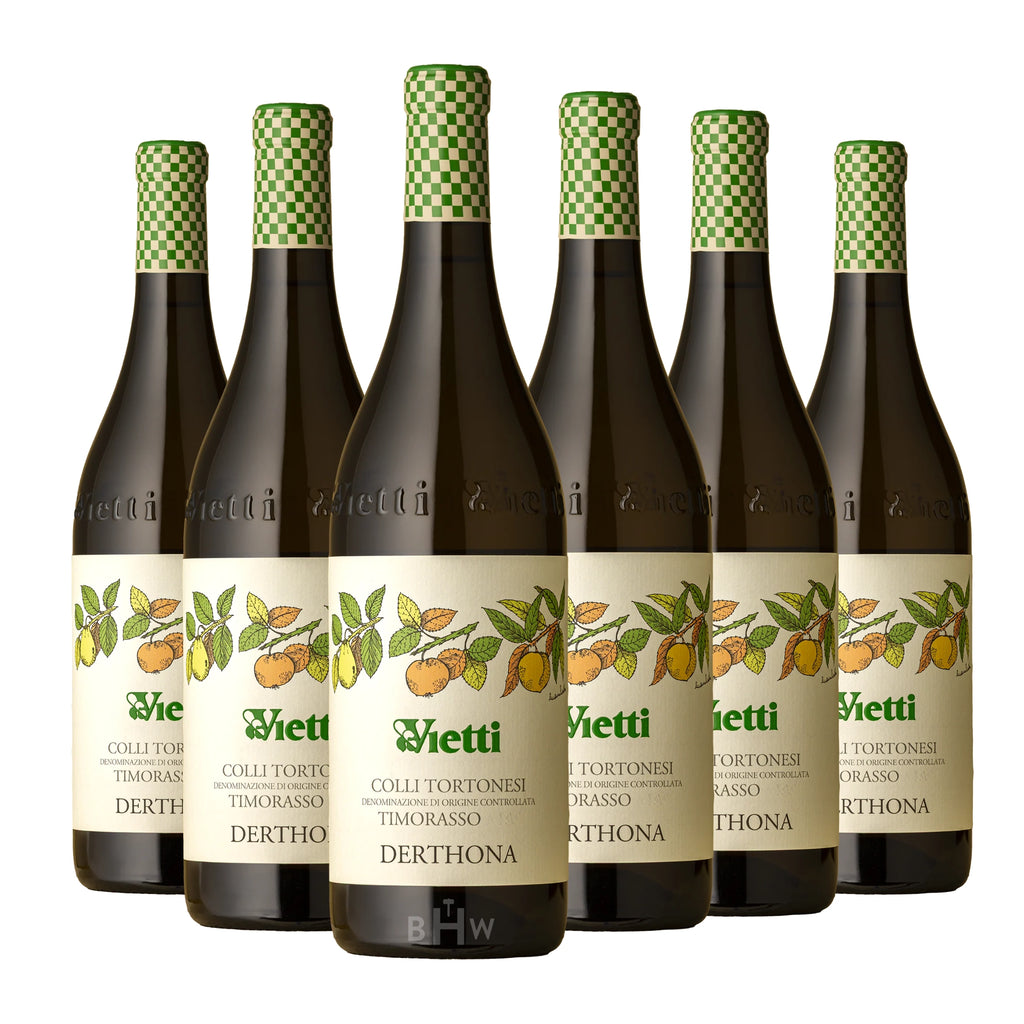 A 6-bottle pack of 2023 Vietti Timorasso Derthona Colli Tortonesi 750ml white wine, curated by Big Hammer Wines.