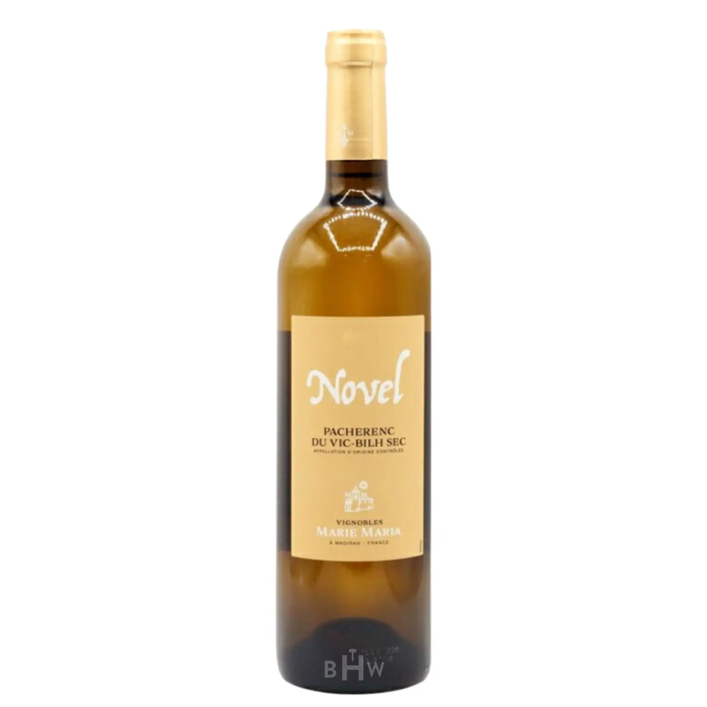 2023 Vignobles Marie Maria 'Novel' Sec Pacherenc du Vic-Bilh wine bottle.