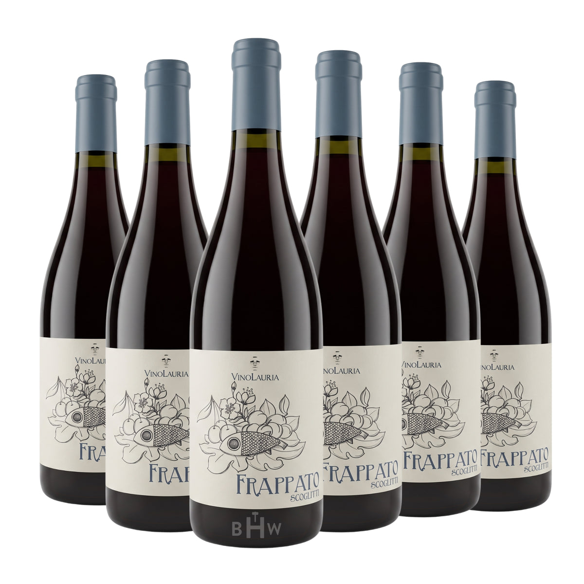 2023 Vino Lauria Frappato Terre Siciliane IGT Sicily 6-pack red wine bottles, curated by Big Hammer Wines.