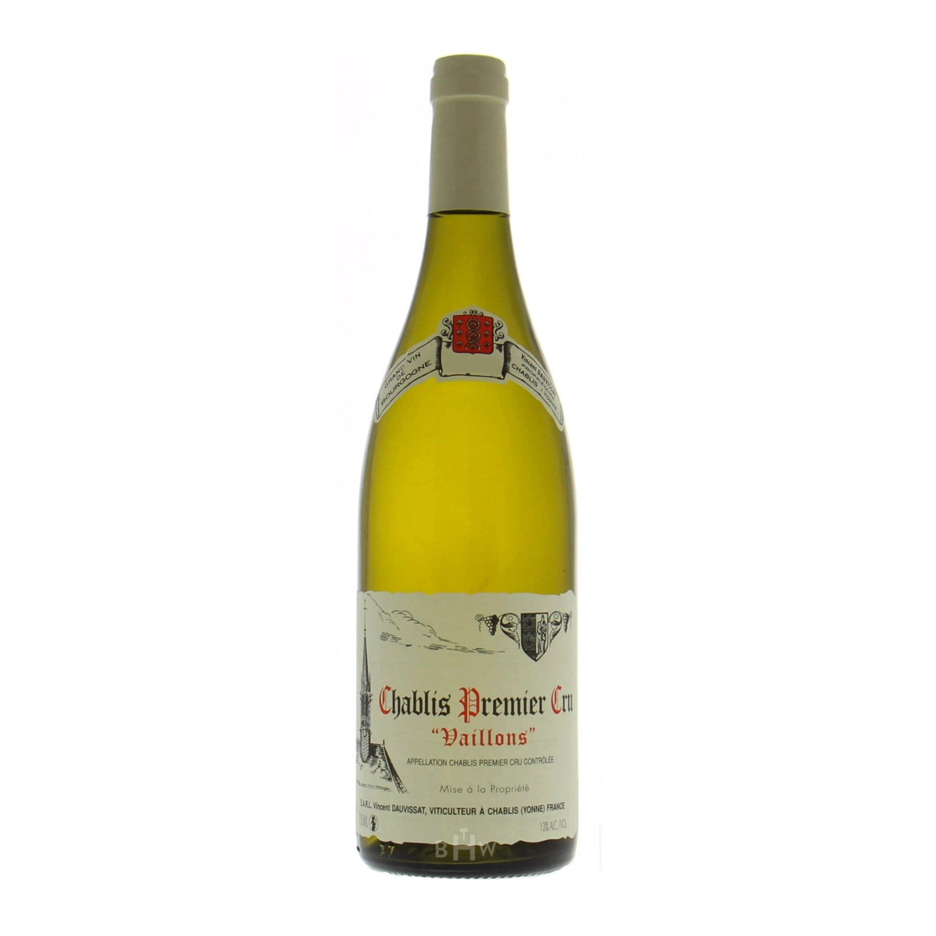2023 Domaine Vincent Dauvissat Vaillons Premier Cru Chablis wine bottle.