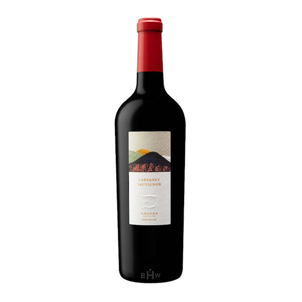 2023 Ehlers Cabernet Sauvignon Napa wine bottle with a white background.