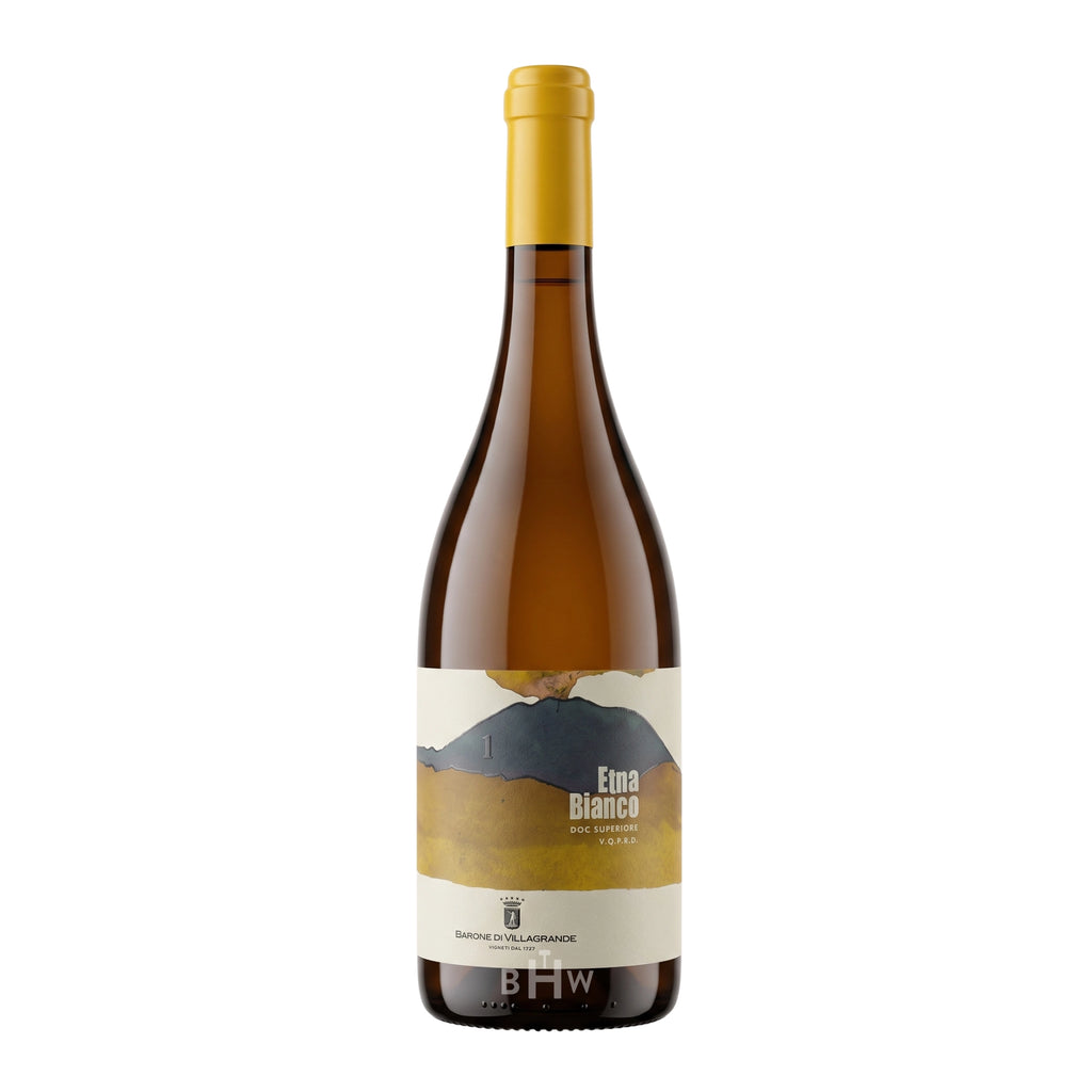 2024 Barone di Villagrande Etna Bianco Superiore DOC Carricante Sicily white wine bottle, curated by Big Hammer Wines.