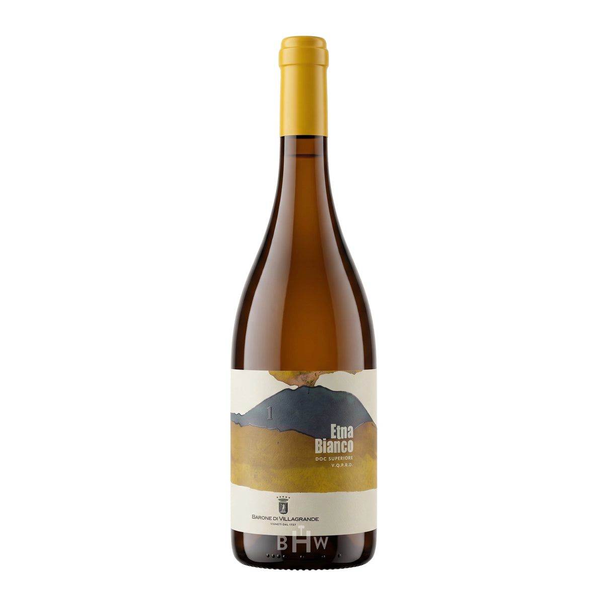 2024 Barone di Villagrande Etna Bianco Superiore DOC Carricante Sicily white wine bottle, curated by Big Hammer Wines.