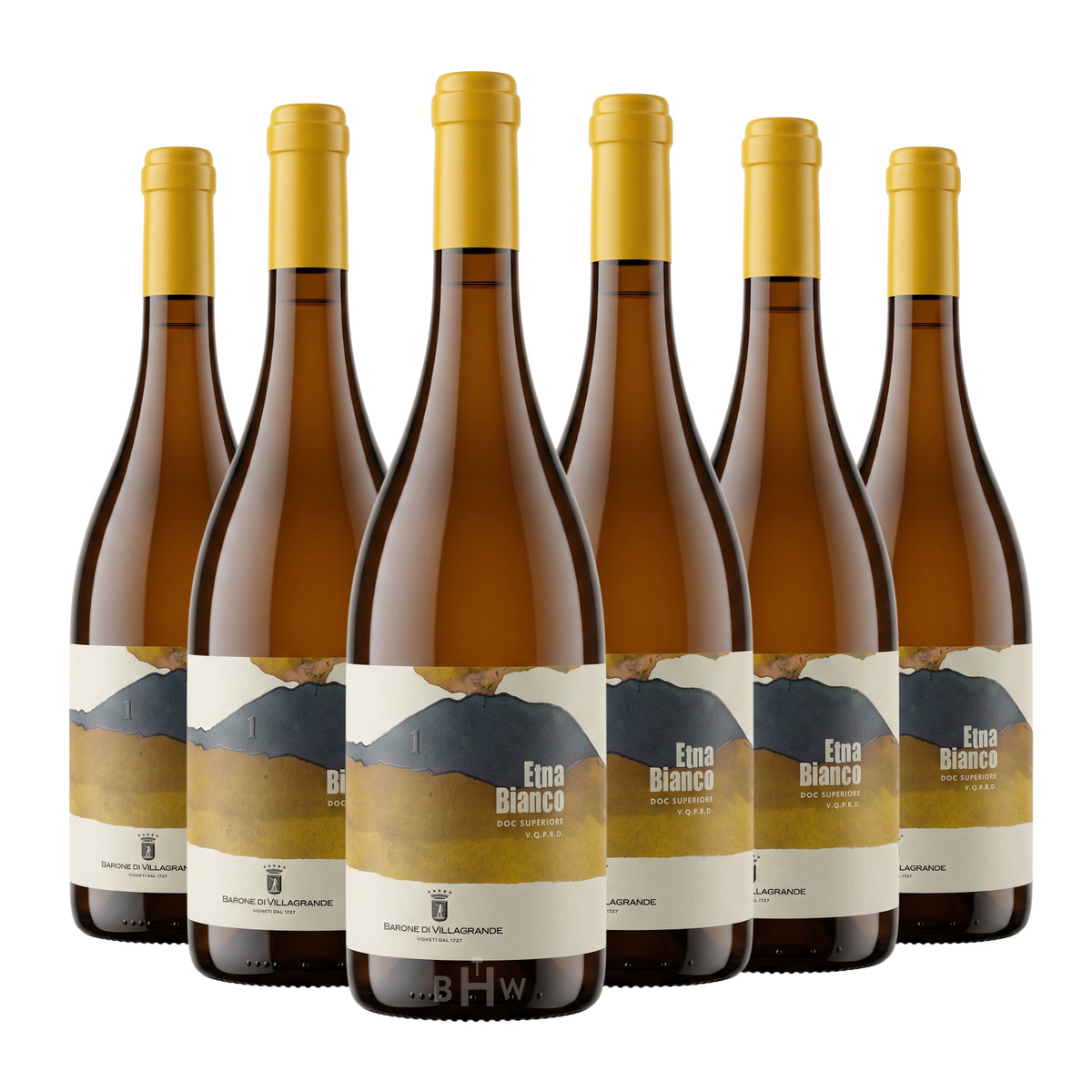 2024 Barone di Villagrande Etna Bianco Superiore DOC Carricante Sicily 6-pack white wine bottles, curated by Big Hammer Wines.