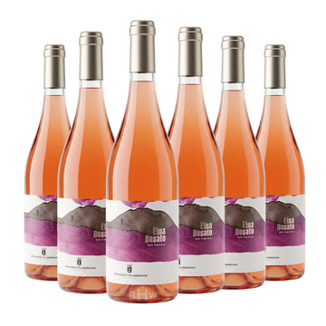 2024 Barone di Villagrande Etna Rosato DOC Sicily 6-pack rosé wine bottles, curated by Big Hammer Wines.