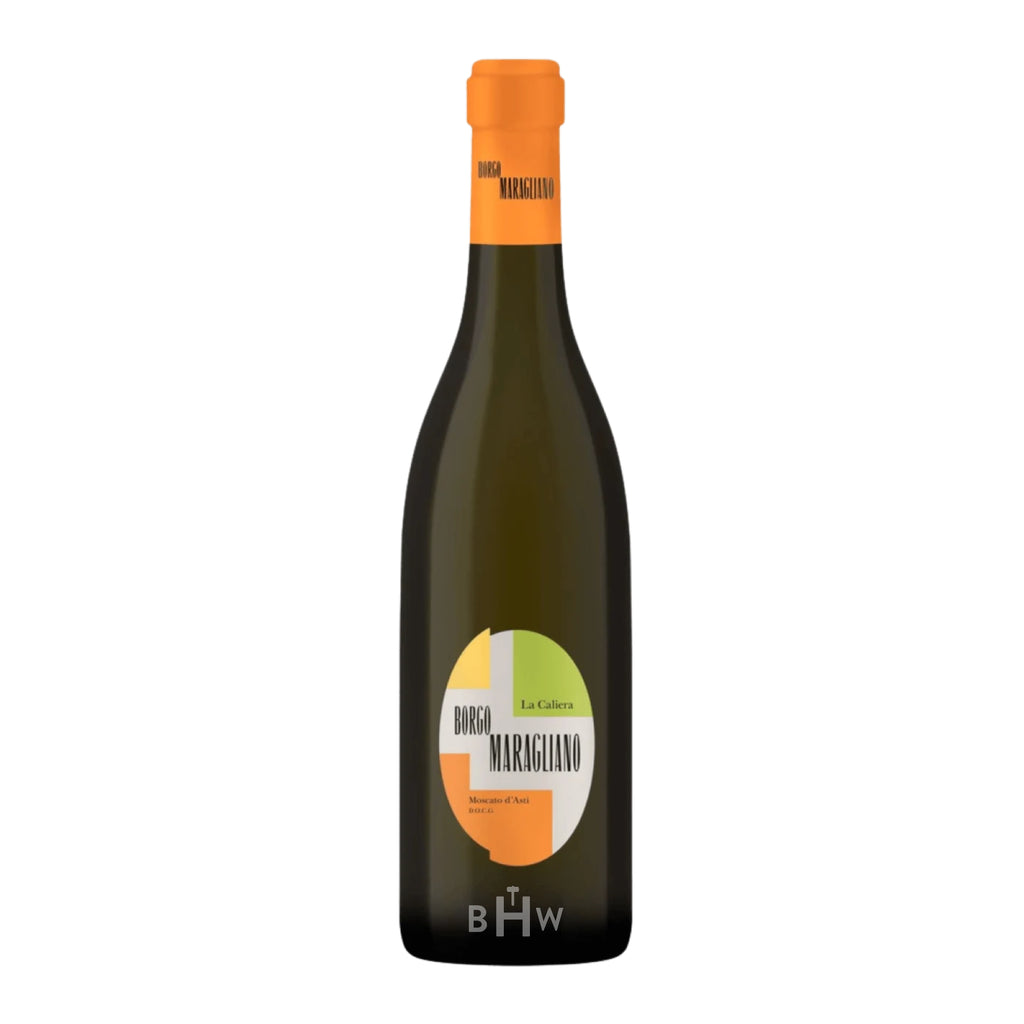 2024 Borgo Maragliano 'La Caliera' Moscato d'Asti DOCG single white wine bottle, curated by Big Hammer Wines.