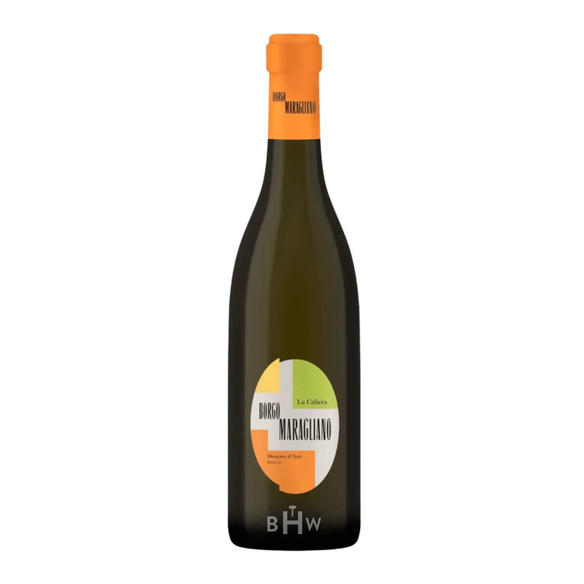 2024 Borgo Maragliano 'La Caliera' Moscato d'Asti DOCG single white wine bottle, curated by Big Hammer Wines.