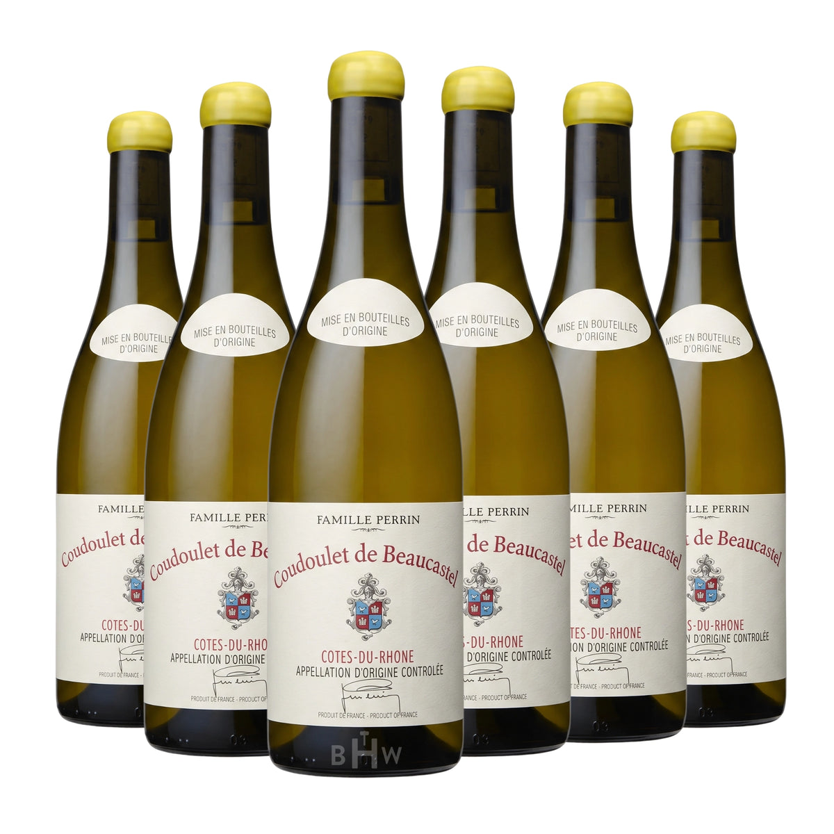 2024 Château de Beaucastel 'Coudoulet de Beaucastel' Côtes-du-Rhône Blanc Rhône Valley 6-pack white wine bottles, curated by Big Hammer Wines.
