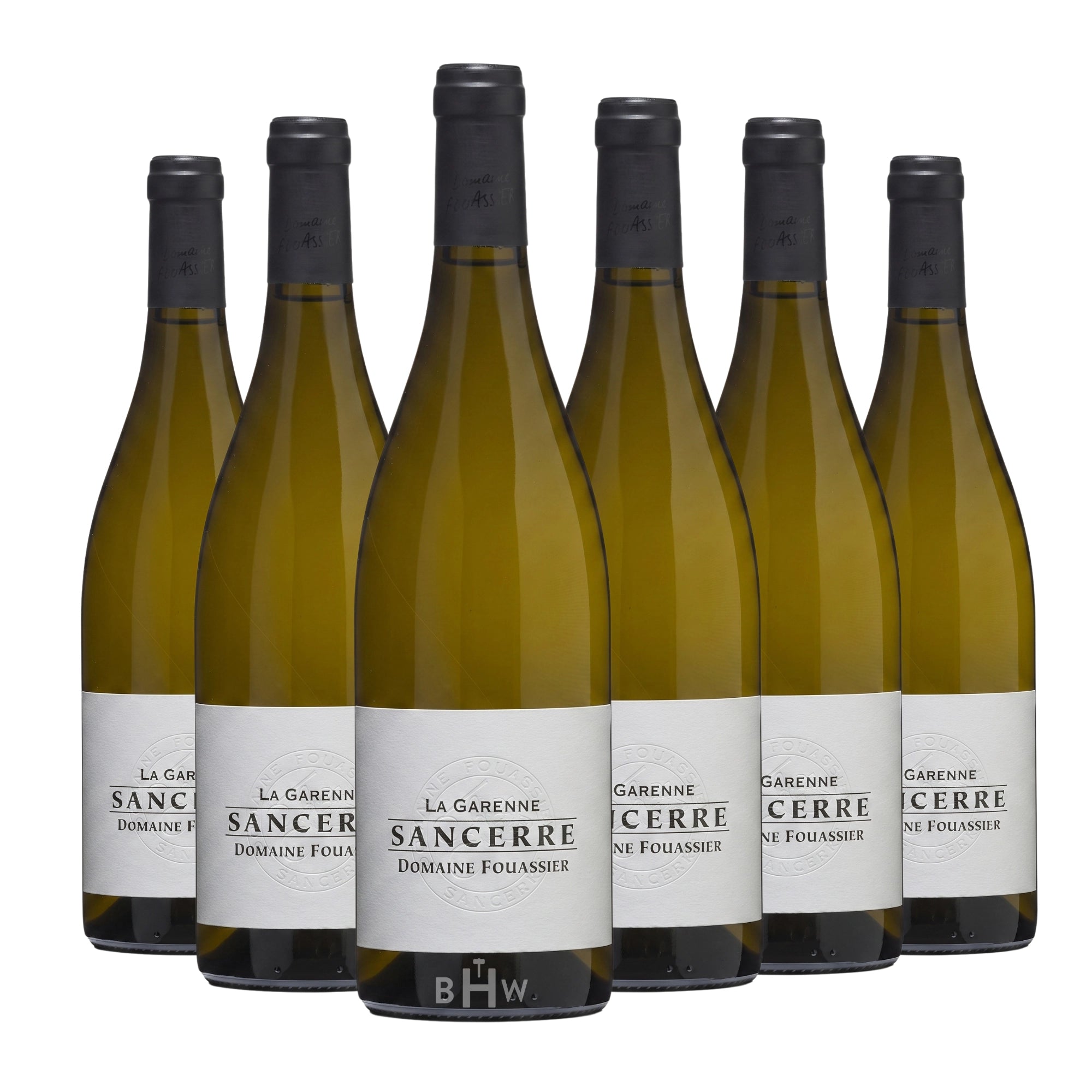 Six bottles of 2024 Domaine Fouassier Sancerre La Garenne white wine, curated by Big Hammer Wines.