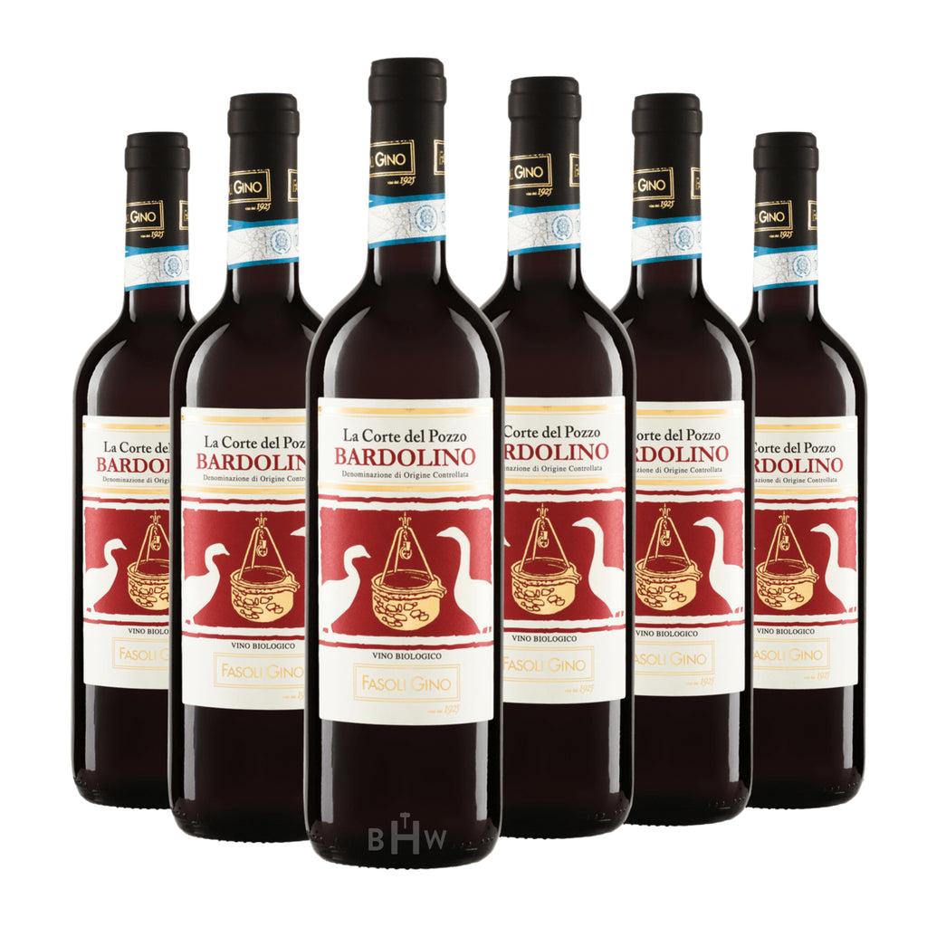 2024 Fasoli Gino 'La Corte del Pozzo' Bardolino DOC Veneto 6-pack red wine bottles, curated by Big Hammer Wines.