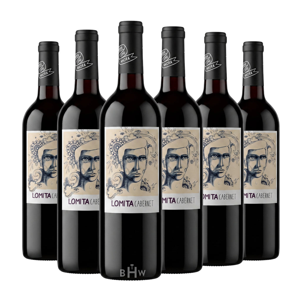 Six bottles of 2024 Hacienda La Lomita Cabernet Sauvignon red wine, curated by Big Hammer Wines.