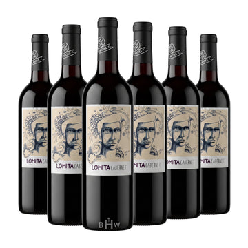Six bottles of 2024 Hacienda La Lomita Cabernet Sauvignon red wine, curated by Big Hammer Wines.
