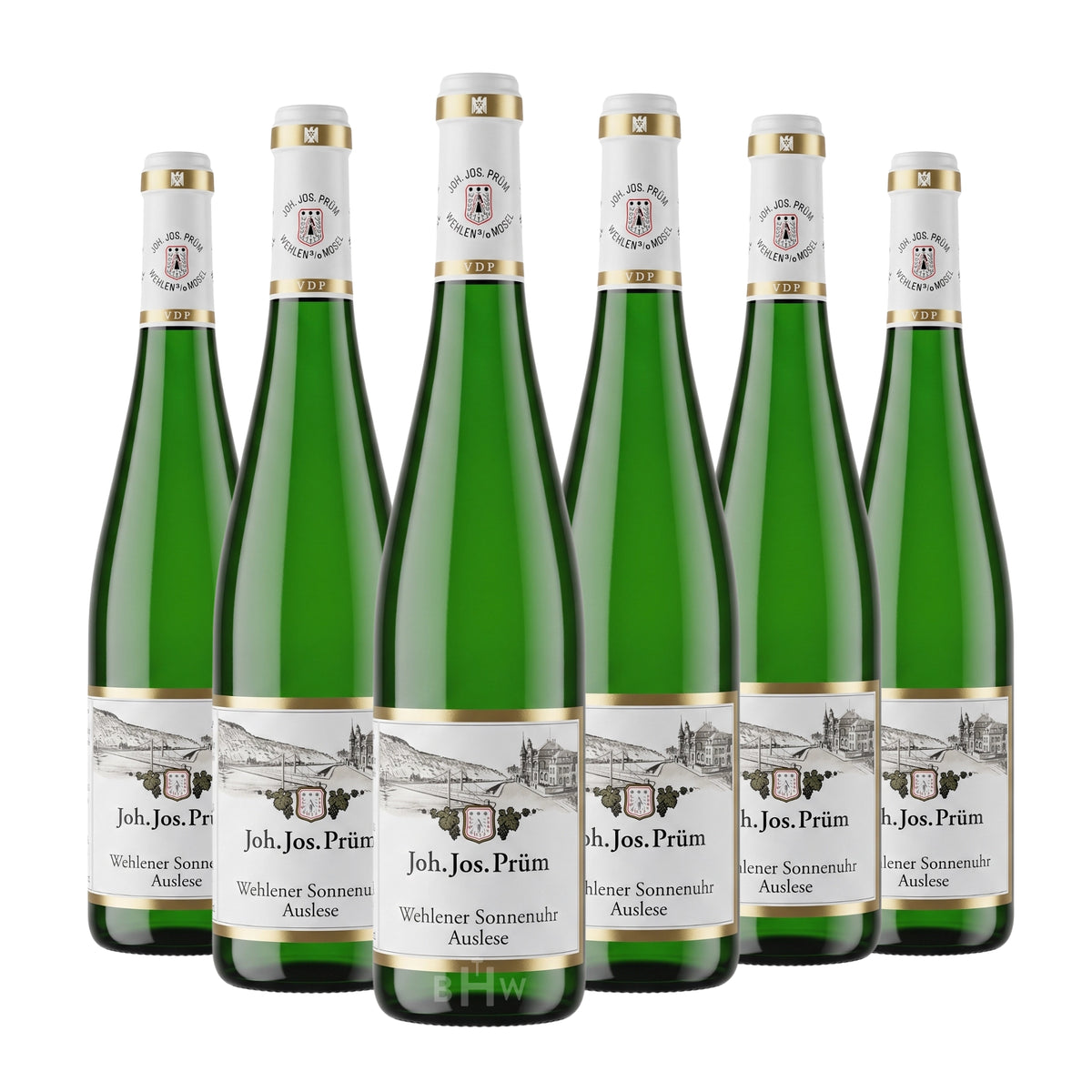 2024 Joh. Jos. Prüm Wehlener Sonnenuhr Riesling Auslese Mosel 6-pack white wine bottles, curated by Big Hammer Wines.
