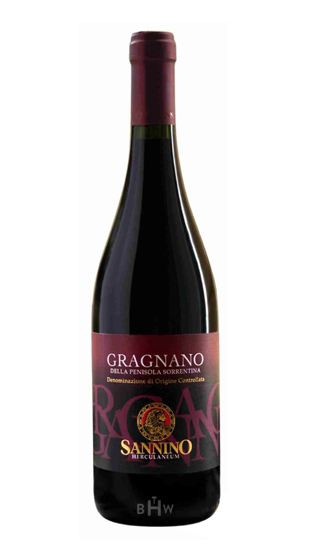 2024 Sannino Gragnano della Peninsula Sorrentino Herculaneum wine bottle
