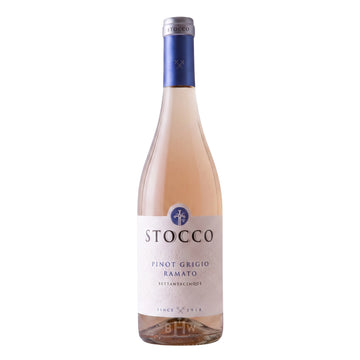 A bottle of 2024 Stocco Pinot Grigio Ramato "Settantacinque" Friuli wine, curated by big hammer wines