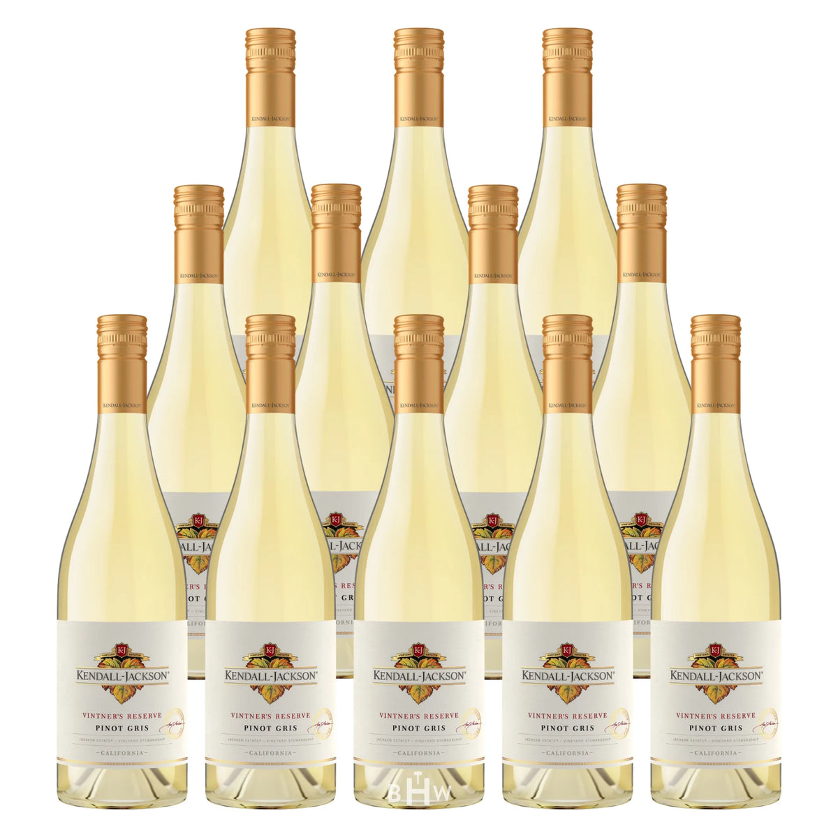2024 Kendall-Jackson 'Vintner's Reserve' Pinot Gris California 12-pack white wine bottles, curated by Big Hammer Wines.