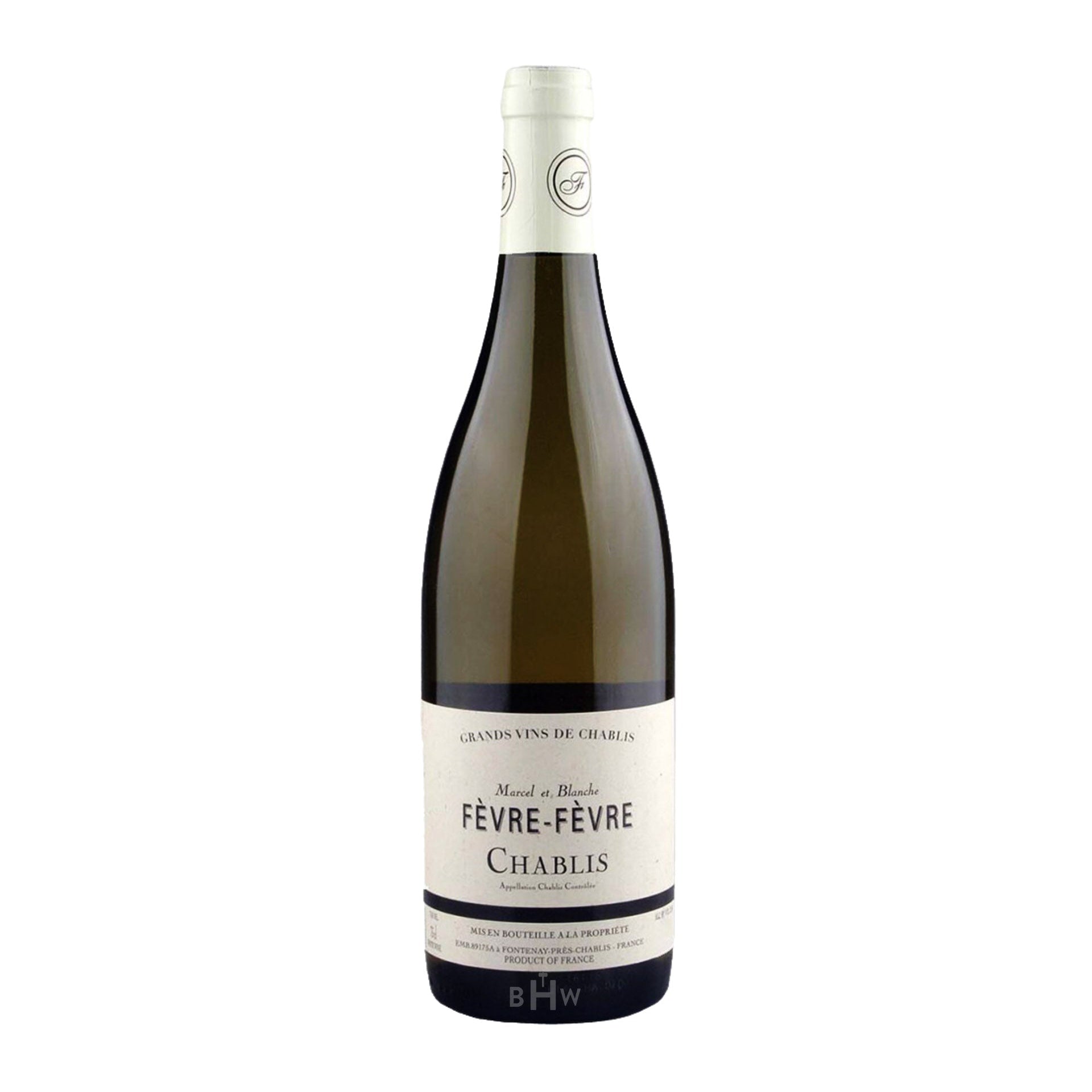 2024 Marcel et Blanche Fevre-Fevre Chablis wine bottle.