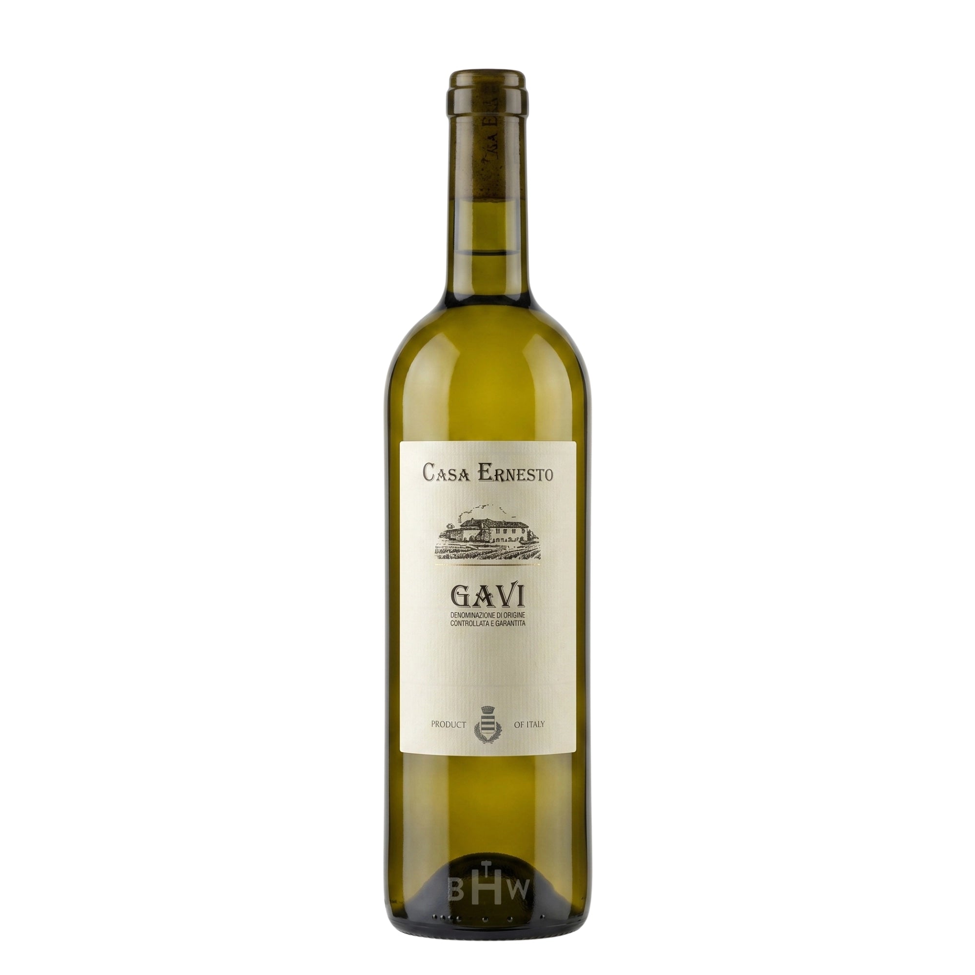 A bottle of 2025 Casa Ernesto Gavi Piedmont white wine, curated by Big Hammer Wines.