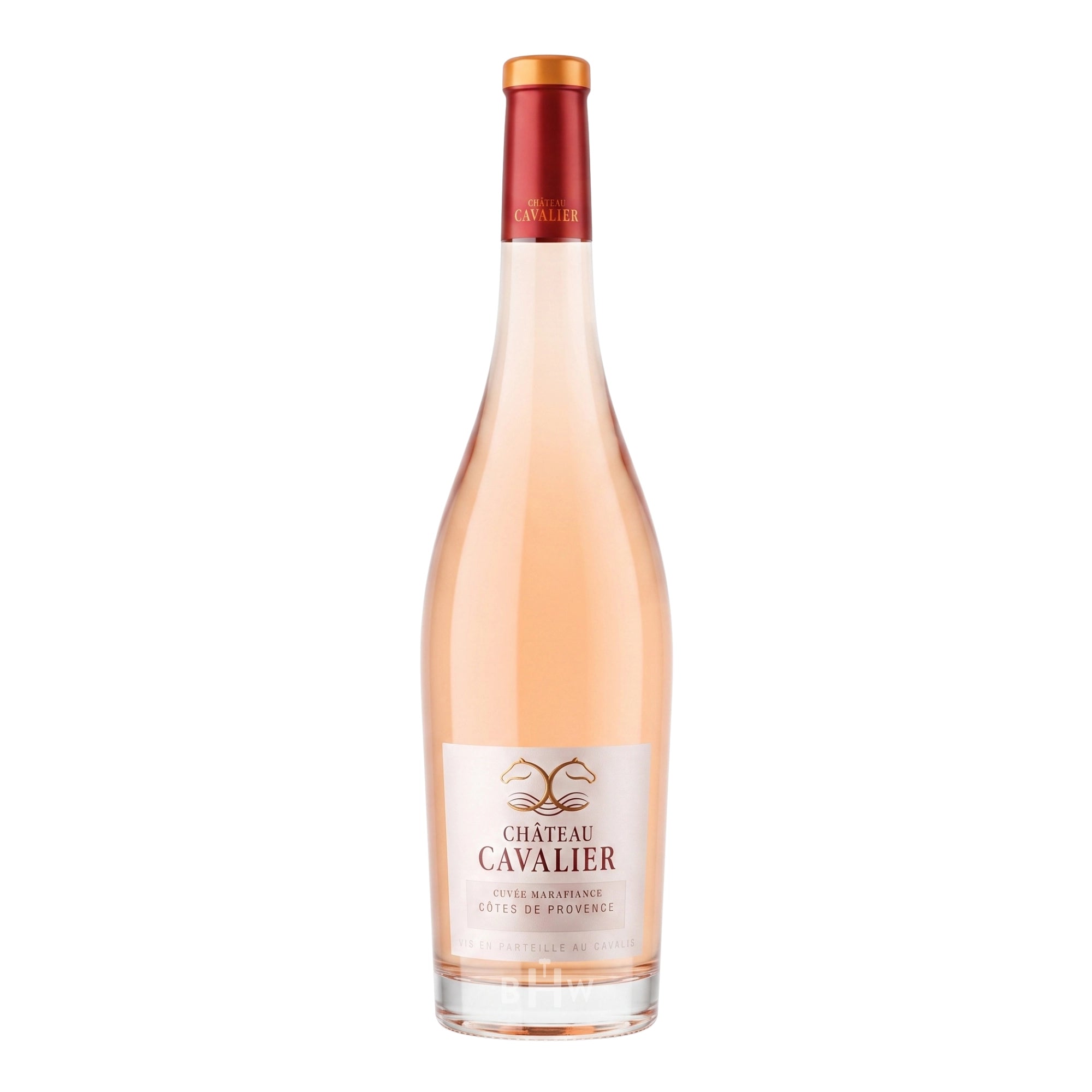 A bottle of 2025 Chateau Cavalier Cuvee Marafiance Rosé Provence, curated by Big Hammer Wines.