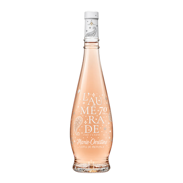 2025 Château de l'Aumérade Côtes de Provence Rosé Cru Classé 'Cuvée Marie-Christine' (70e Édition) bouteille de vin rosé unique, sélectionnée par Big Hammer Wines.