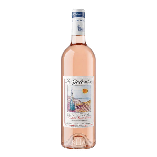 A bottle of 2025 Domaine Le Galantin La Cabassonne Bandol Rosé Provence, curated by Big Hammer Wines.