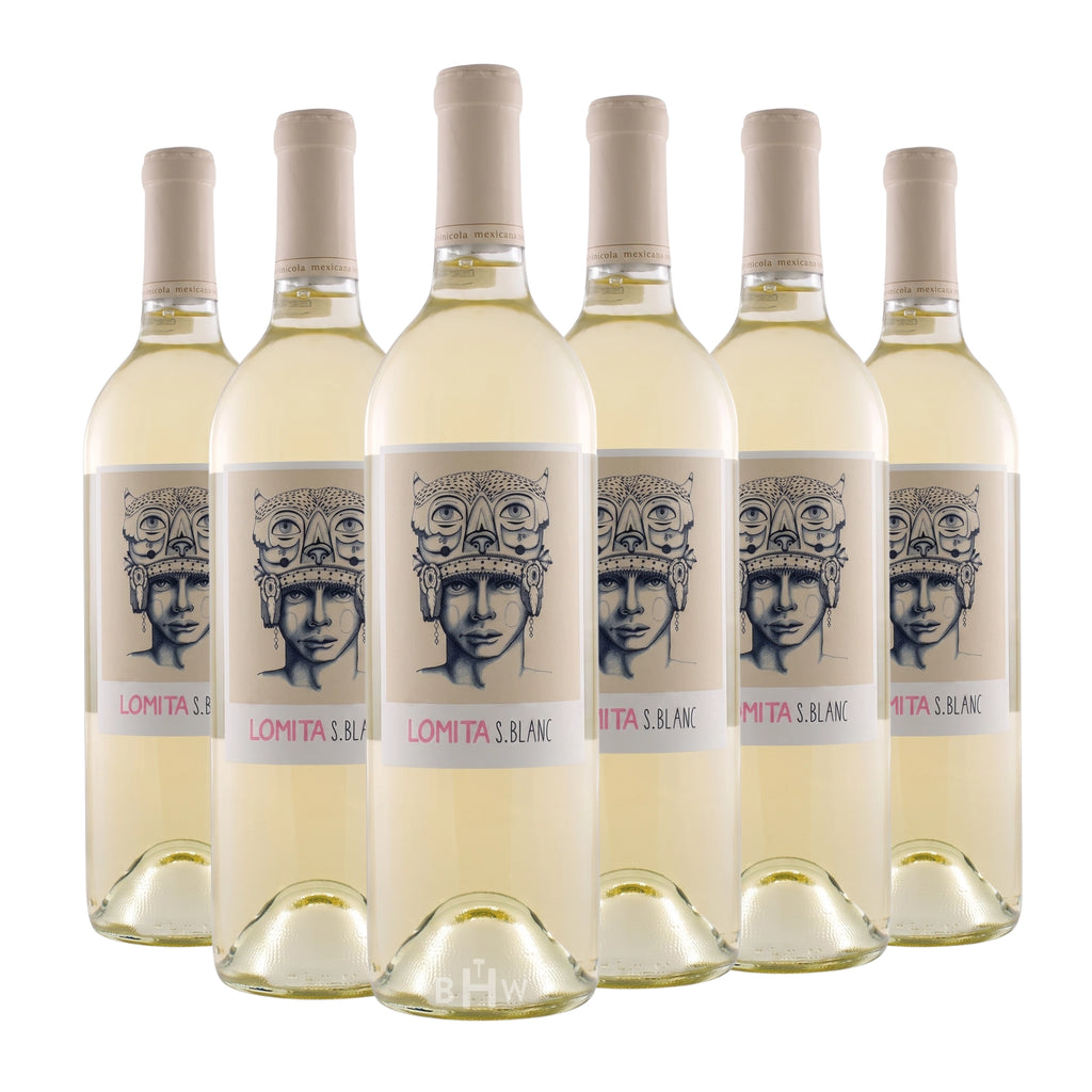 Six bottles of 2025 Hacienda La Lomita Sauvignon Blanc white wine, curated by Big Hammer Wines.