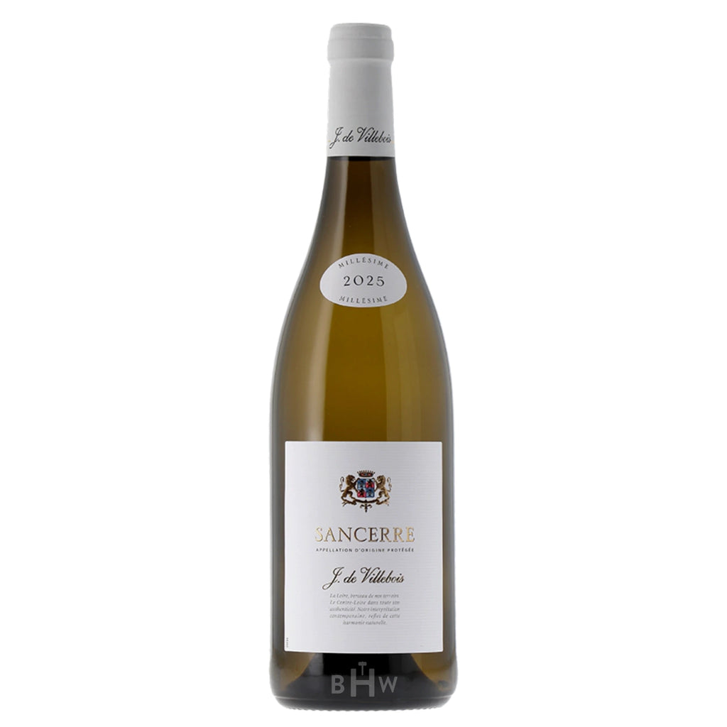 2025 J. De Villebois Sancerre Blanc wine bottle.