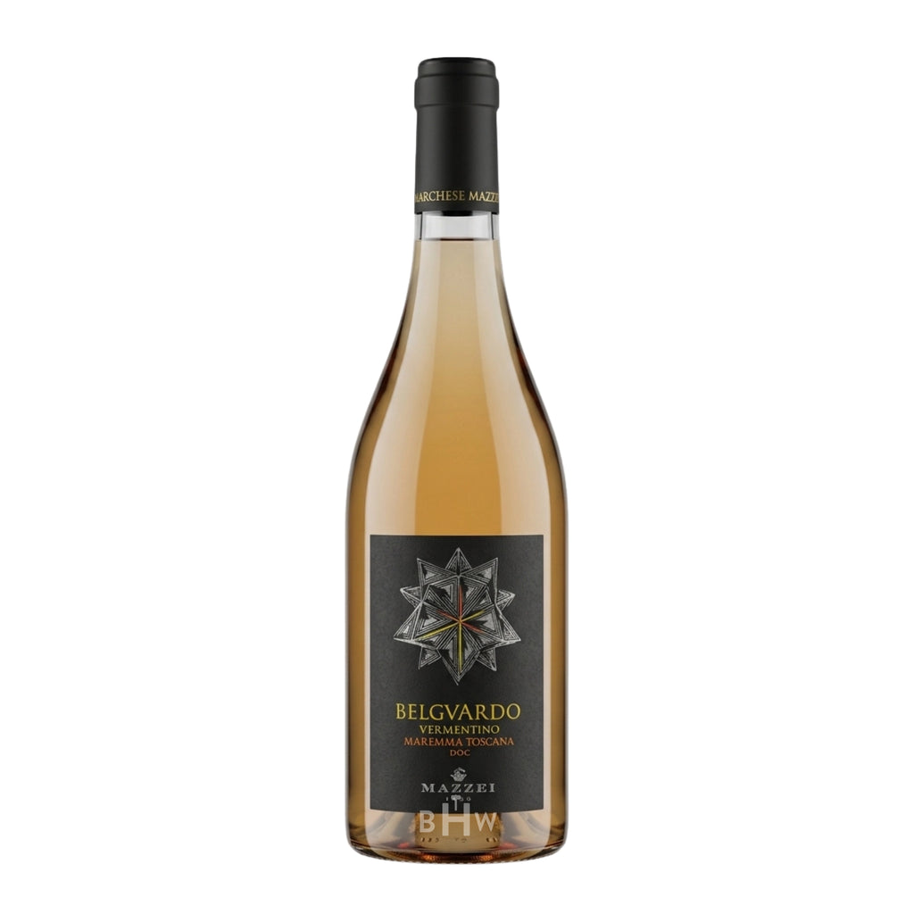 2025 Mazzei Tenuta Belguardo Vermentino Maremma Toscana DOC white wine bottle, curated by Big Hammer Wines.