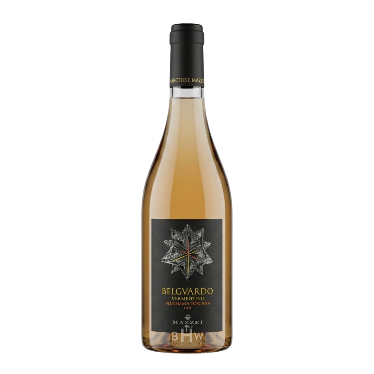 2025 Mazzei Tenuta Belguardo Vermentino Maremma Toscana DOC white wine bottle, curated by Big Hammer Wines.