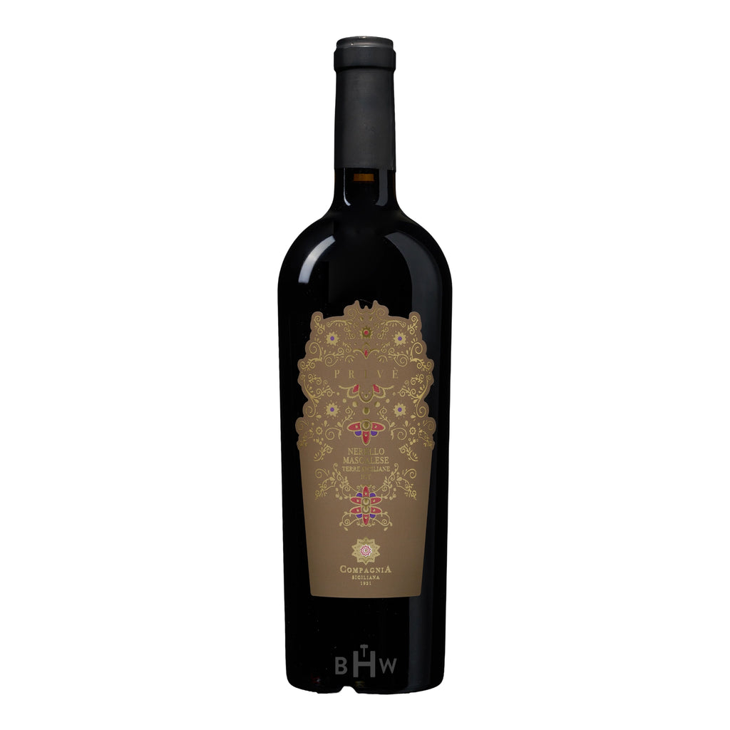 A bottle of 2025 Montedidio Privè Nerello Mascalese Terre Siciliane red wine, curated by Big Hammer Wines.