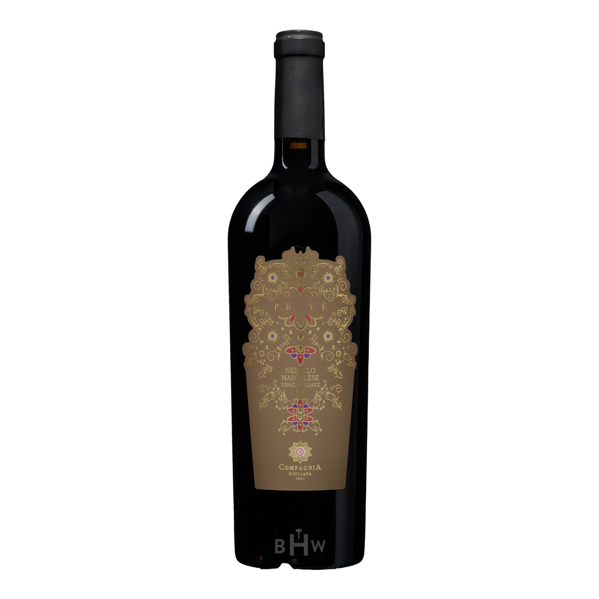 A bottle of 2025 Montedidio Privè Nerello Mascalese Terre Siciliane red wine, curated by Big Hammer Wines.