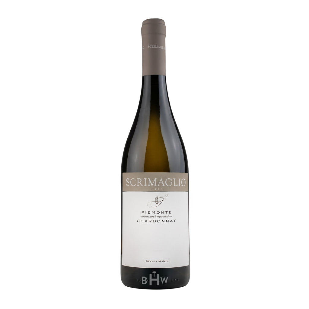 2025 Scrimaglio Chardonnay Piemonte DOC white wine bottle, curated by Big Hammer Wines.