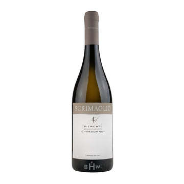 2025 Scrimaglio Chardonnay Piemonte DOC white wine bottle, curated by Big Hammer Wines.