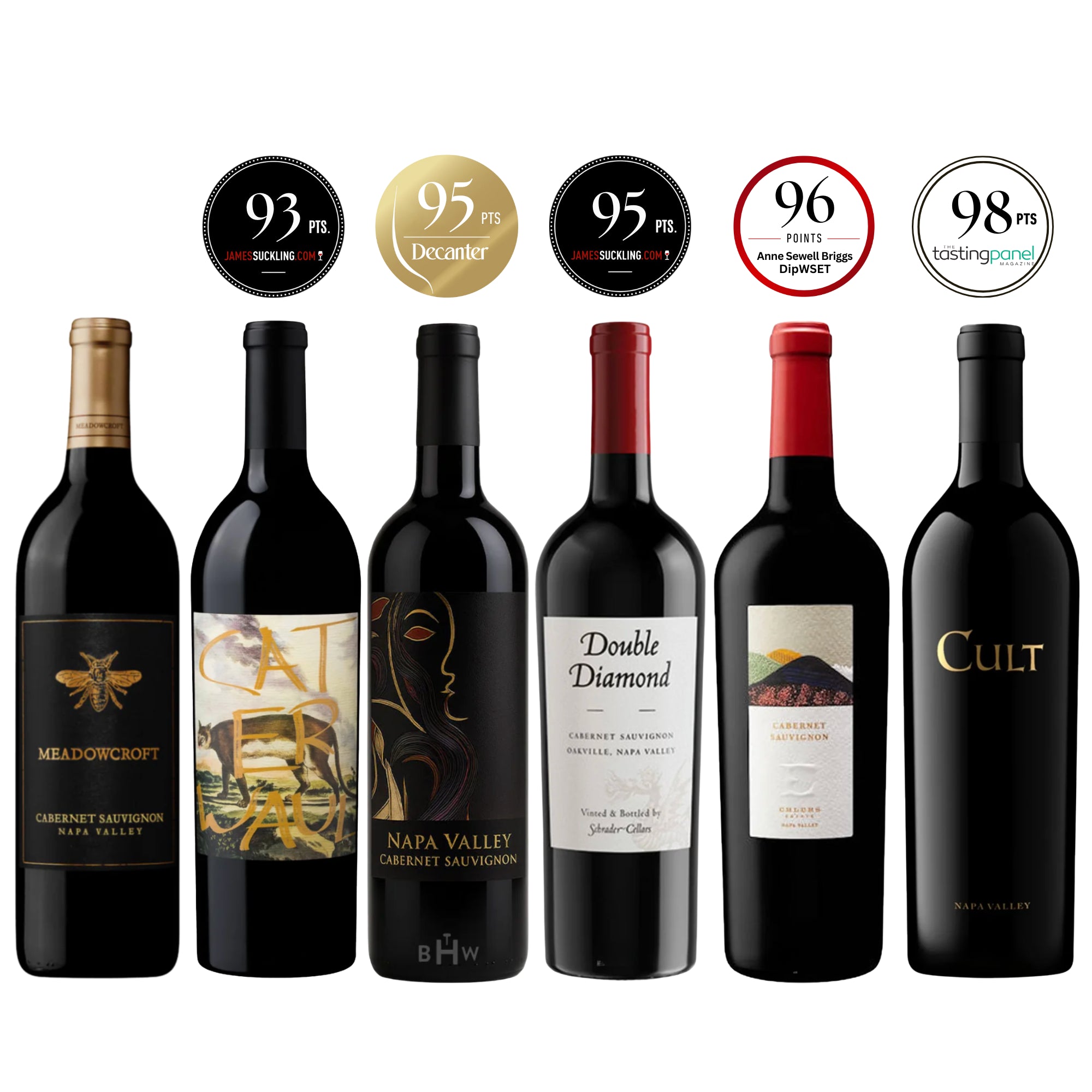 A Brilliant Vintage: 2023 Napa Cabernet 6-Pack Sampler