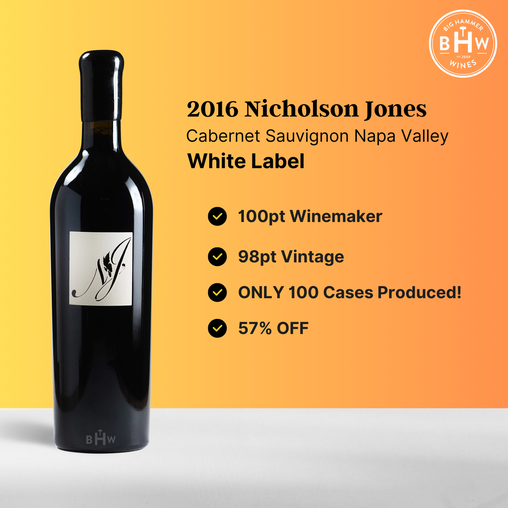 2016 Nicholson Jones White Label Cabernet Sauvignon Napa Valley