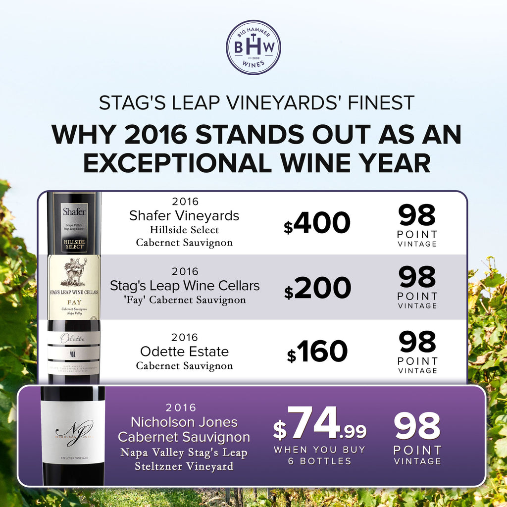 Nicholson Jones Red 2016 Nicholson Jones Cabernet Sauvignon Napa Valley Stag's Leap Steltzner Vineyard