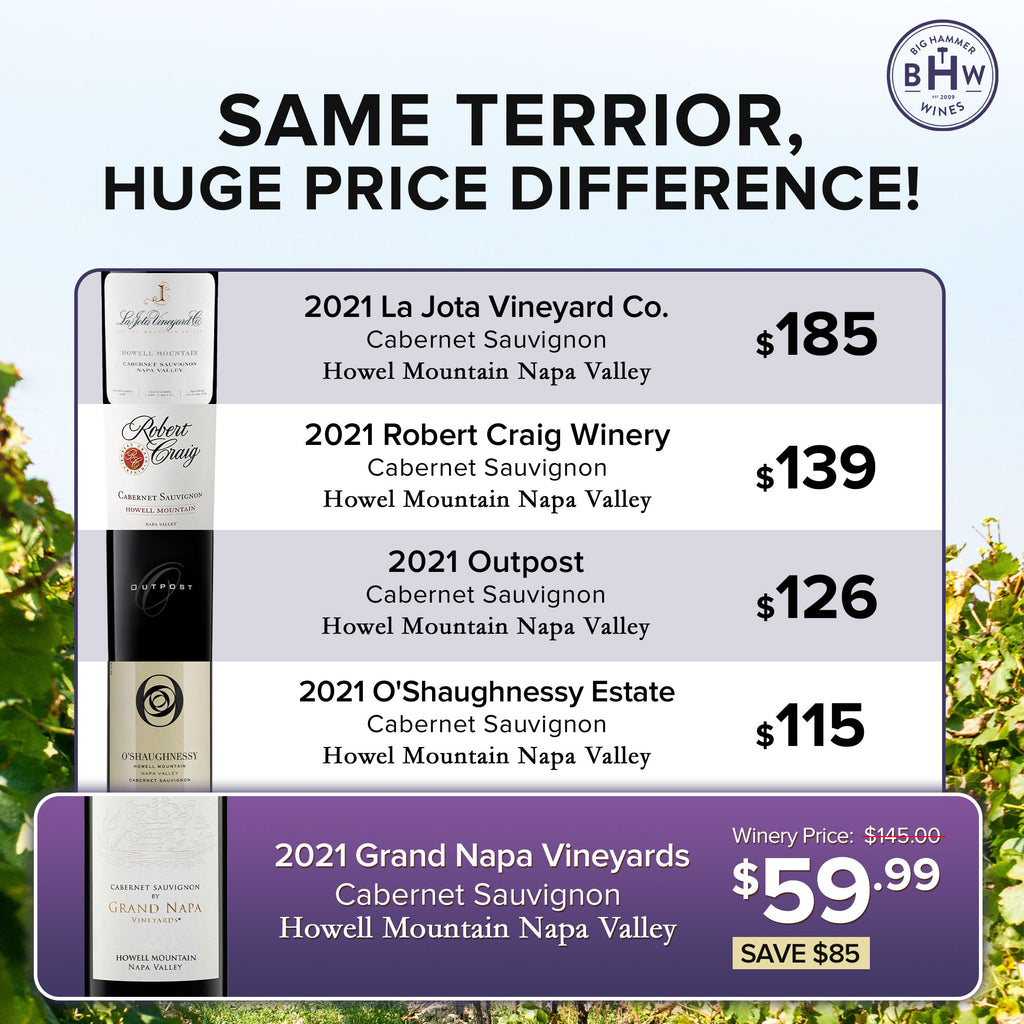2021 Grand Napa Cabernet Sauvignon Howell Mountain Napa Valley
