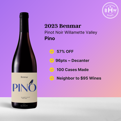 2023 Benmar 'Pino' Pinot Noir Willamette Valley
